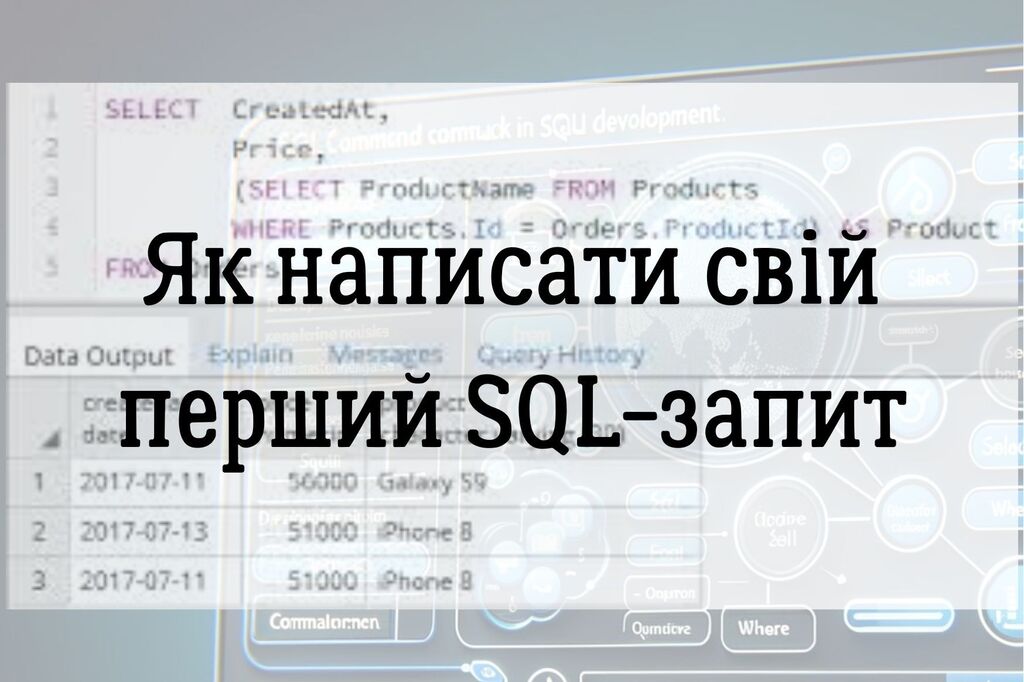 Як написати свій перший SQL-запит